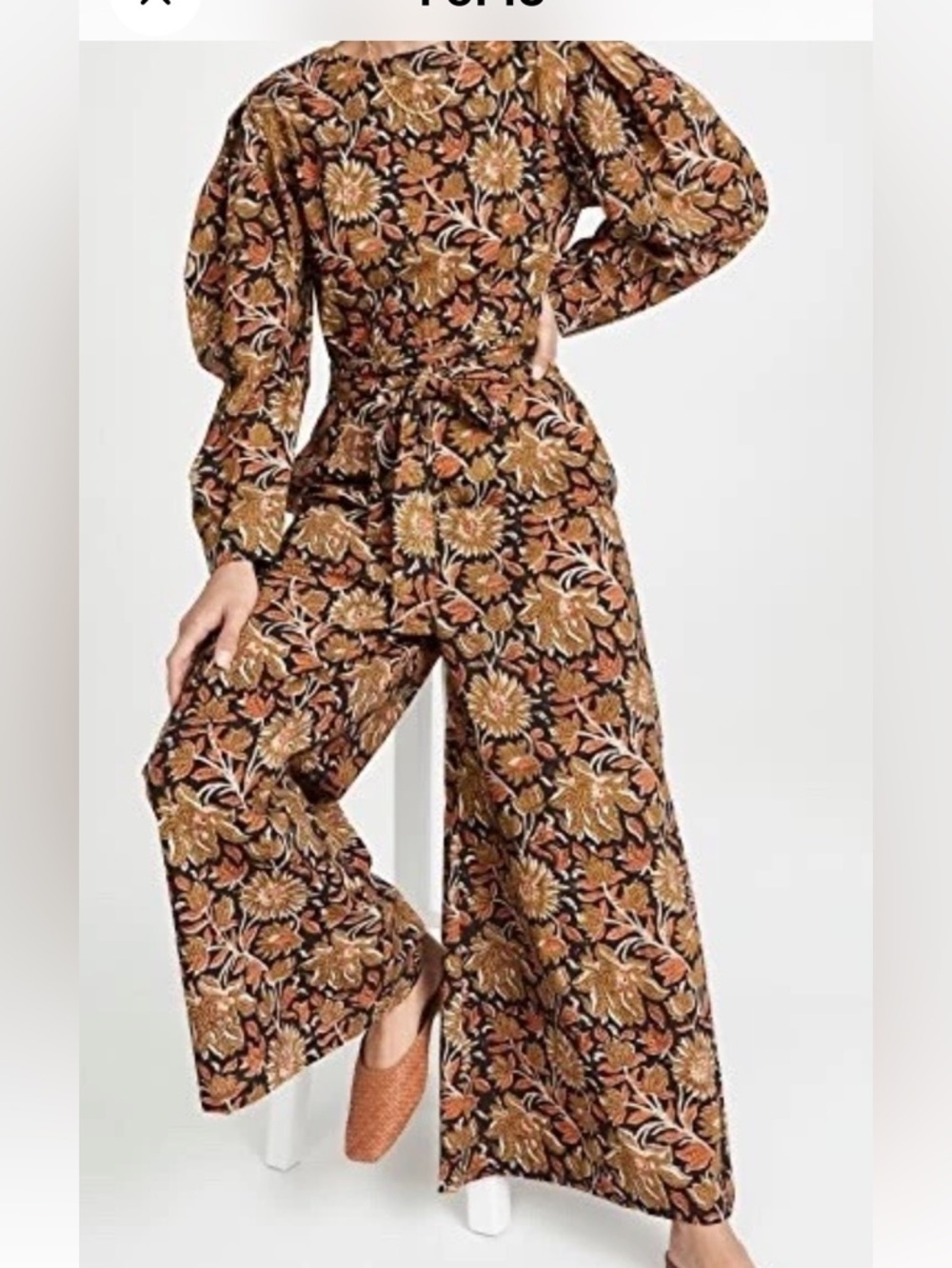 Mille Resort Eva Jumpsuit Wide Leg Size XS
